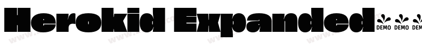 Herokid Expanded字体转换